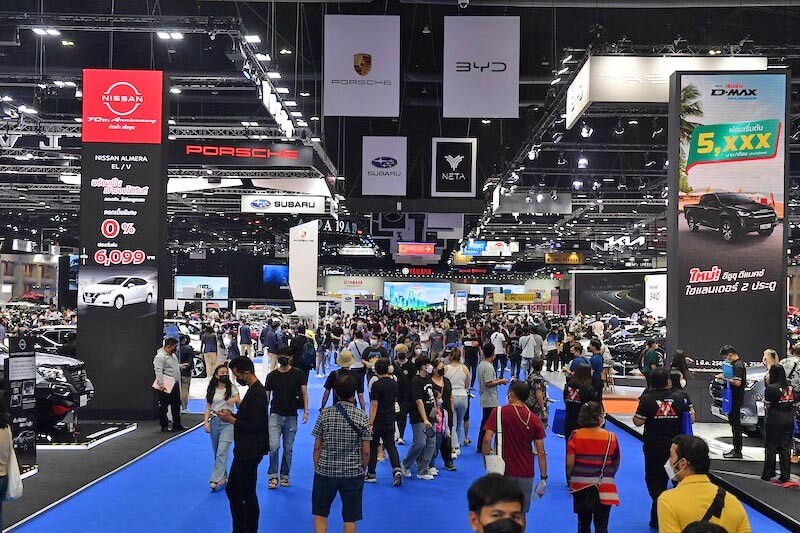 Motor Show 2023 ยิ่งกว่าทะลุเป้า! รถ EV มาแรง! ค่ายรถยนต์-รถจักรยานยนต์เผยยอดจอง 45,983 คัน! โตเพิ่ม 33%