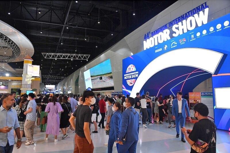 Motor Show 2023 ยิ่งกว่าทะลุเป้า! รถ EV มาแรง! ค่ายรถยนต์-รถจักรยานยนต์เผยยอดจอง 45,983 คัน! โตเพิ่ม 33%