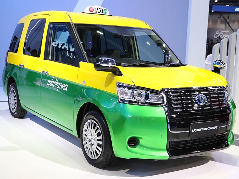 Toyota LPG HEV Taxi Concept แท็กซี่ติดแก๊สไฮบริด ว่าที่ Taxi ในอนาคตของไทย