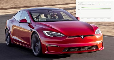 Tesla ไม่ได้โม้! บอกแบตเตอรี่ติดรถเสื่อมสภาพเพียง 12% หากใช้งานถึง 200,000 ไมล์ หรือ 322,000 กิโลเมตร!