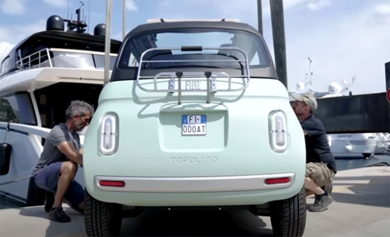 Fiat เตรียมเปิดตัวรถยนต์ไฟฟ้ารุ่นใหม่ Fiat Topolino สุดน่ารักไร้ประตู วิ่งไกล 75 กม.