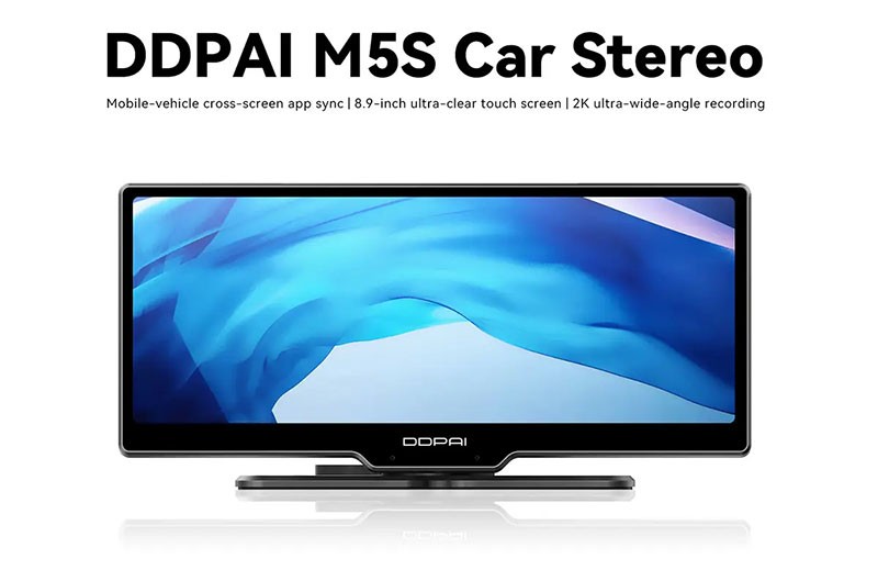 DDPAI พัฒนากล้องติดรถยนต์ M5S Car Stereo รุ่นแรก ที่มาพร้อมความบันเทิงเหนือชั้น