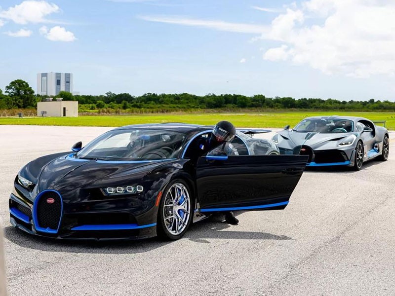 Bugatti เชิญ 18 ลูกค้าสุดพิเศษ! ไปที่ Kennedy Space Center เพื่อสัมผัสความเร็วสูงสุด 400 กม./ชม.