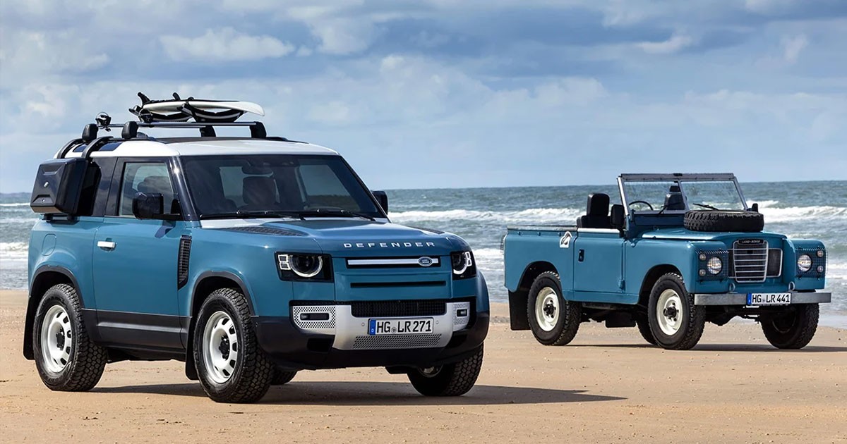 Land Rover เปิดตัวรถรุ่นพิเศษ Land Rover Defender 90 Marine Blue Editon แนวย้อนยุคแค่ 25 คัน ในเยอรมนี