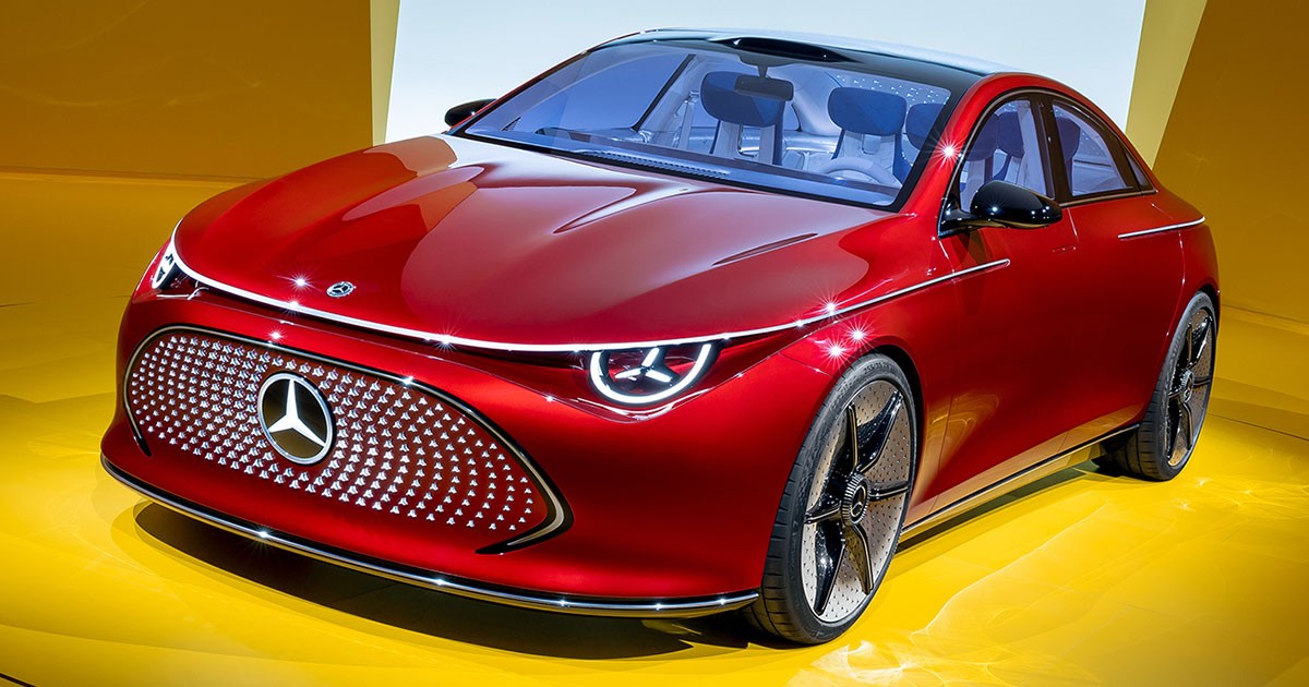 Mercedes-Benz เปิดตัว Mercedes-Benz CLA Concept รถต้นแบบไฟฟ้า ดีไซน์สปอร์ตเอาใจวัยรุ่น แถมวิ่งได้ไกล 750 กม.