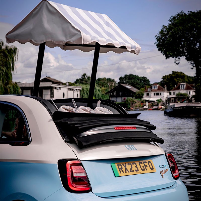 Fiat เปิดตัวรถยนต์ไฟฟ้า Fiat 500e Gelateria Edition สุดน่ารัก! ร้านค้าเคลื่อนที่หนึ่งเดียวในโลก สำหรับคนรักไอศกรีม