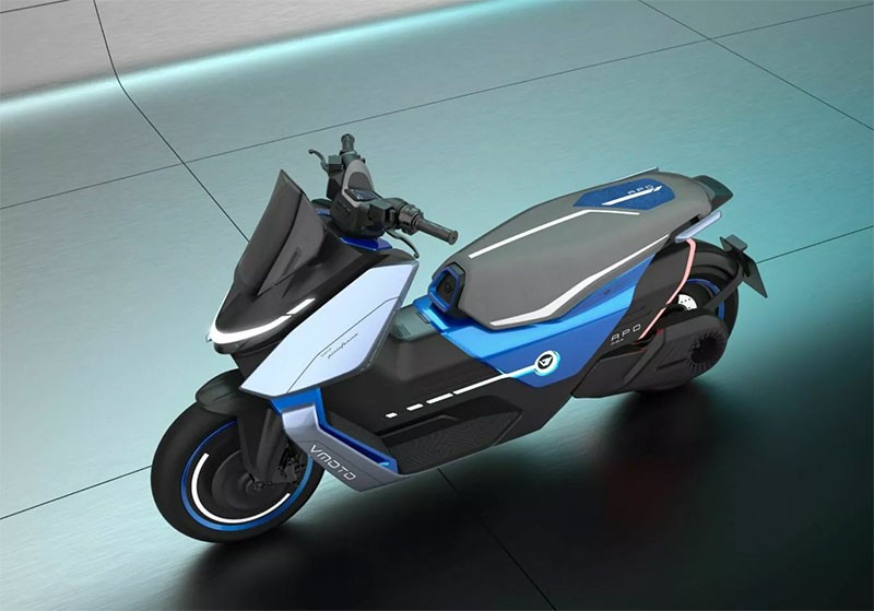 Vmoto APD Concept ผลงานการออกแบบสกู๊ตเตอร์ไฟฟ้าสุดล้ำ โดย Pininfarina!