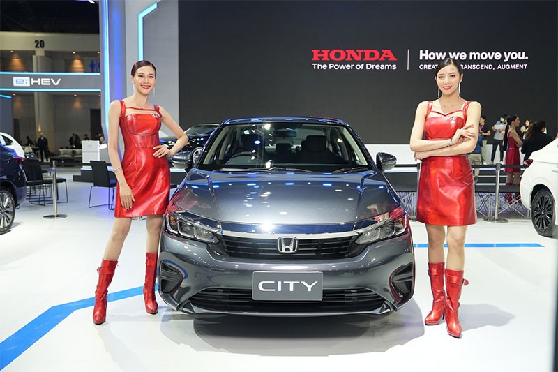 Honda จัดแสดงยนตรกรรมทุก Line-Up ในงาน Motor Expo 2023 นำโดย e:HEV ได้แก่ Accord e:HEV ใหม่ และ SUV ได้แก่ CR-V ใหม่