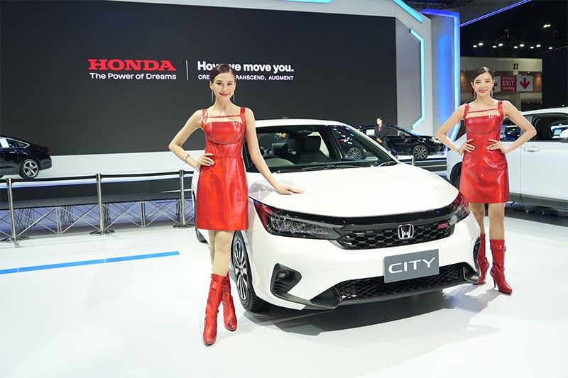 Honda จัดแสดงยนตรกรรมทุก Line-Up ในงาน Motor Expo 2023 นำโดย e:HEV ได้แก่ Accord e:HEV ใหม่ และ SUV ได้แก่ CR-V ใหม่