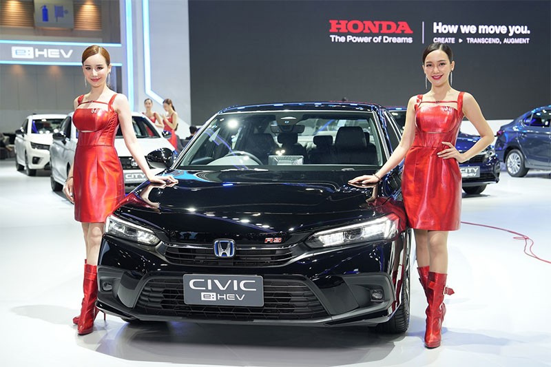 Honda จัดแสดงยนตรกรรมทุก Line-Up ในงาน Motor Expo 2023 นำโดย e:HEV ได้แก่ Accord e:HEV ใหม่ และ SUV ได้แก่ CR-V ใหม่