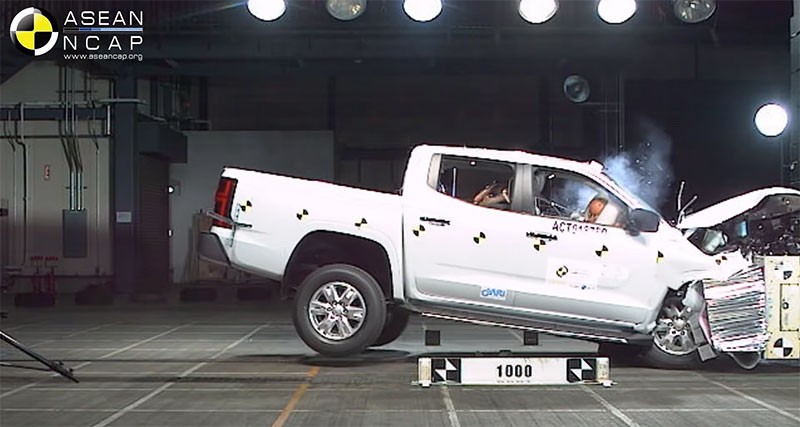 All-New Mitsubishi Triton ได้รางวัลมาตรฐานความปลอดภัย 5 ดาว จากการทดสอบการชนของ ASEAN NCAP