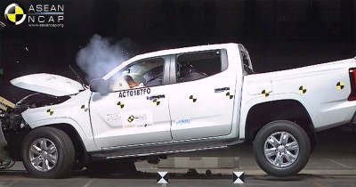 All-New Mitsubishi Triton ได้รางวัลมาตรฐานความปลอดภัย 5 ดาว จากการทดสอบการชนของ ASEAN NCAP