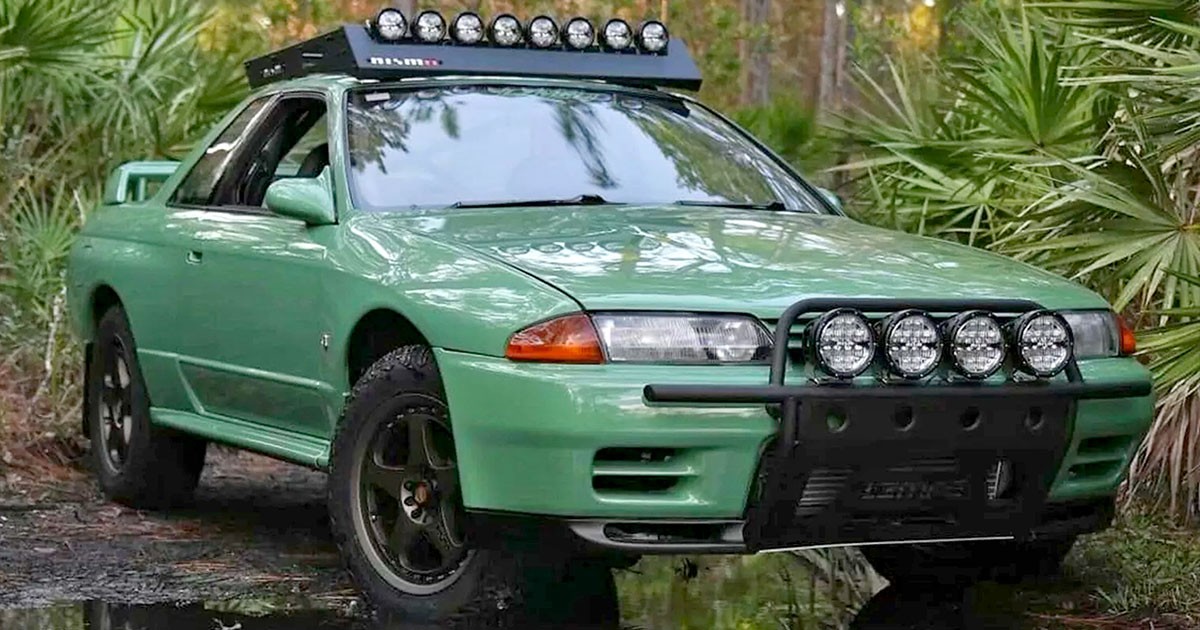 Nissan Skyline GT-R (R32) มามาดเท่สไตล์ออฟโรด ขุมพลัง 500 แรงม้า สายลุยชอบซิ่งสุดปลื้ม!