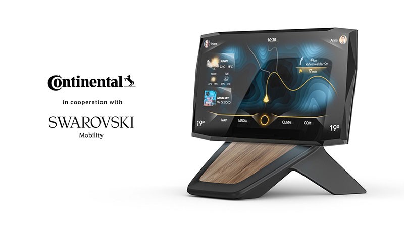 Continental ร่วมกับ Swarovski เปิดตัวจอแสดงผลคริสตัล พร้อมเทคโนโลยี microLED สำหรับรถหรูในงาน CES 2024