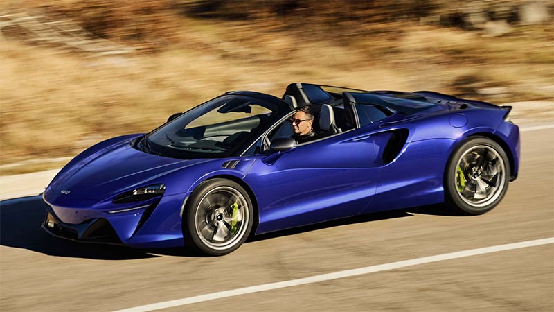 McLaren เผยโฉม McLaren Artura Spider รถ Supercar ไฮบริดเปิดประทุน 700 แรงม้า พร้อมส่งมอบรถกลางปีนี้!