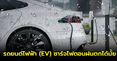 รถยนต์ไฟฟ้า (EV) ชาร์จไฟตอนฝนตกได้มั้ย
