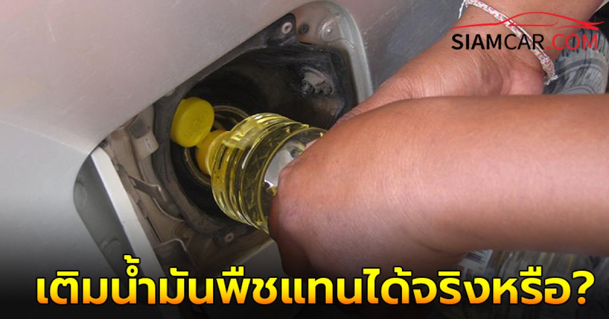 ไขข้อสงสัย! เติมน้ำมันพืชแทนน้ำมันเชื้อเพลิง ได้จริงหรือ?