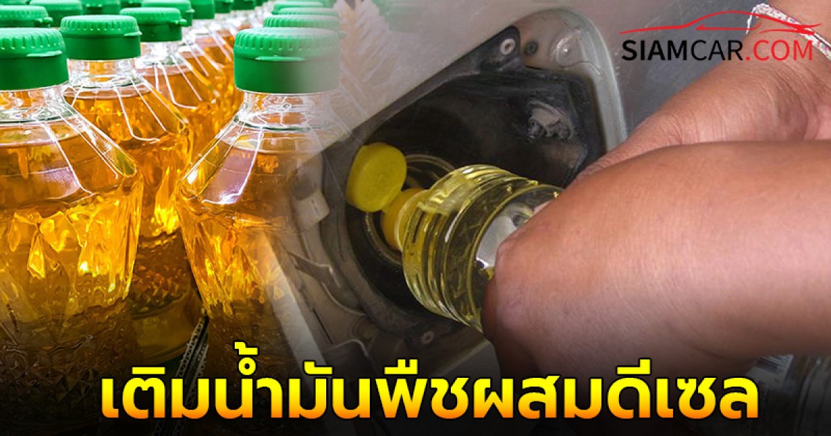 สงสัยมานาน! เติมน้ำมันพืชผสมดีเซล ช่วยรถประหยัดจริงไหม?