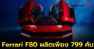 Ferrari F80 V6 Hybrid 1,183 แรงม้า! ไฮเปอร์คาร์เทคโนโลยี F1 มาเต็ม สานต่อ LaFerrari ผลิตเพียง 799 คันเท่านั้น